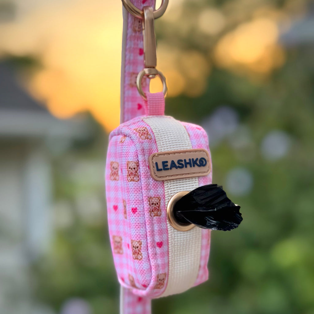 Bear Blush Poop Bag Holder
