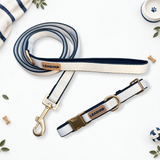 The Classic Navy Collar & Leash Set