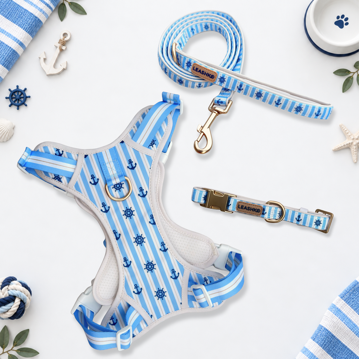 The Marine Blue Essential Walk Set