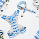 The Marine Blue Harness & Leash Set
