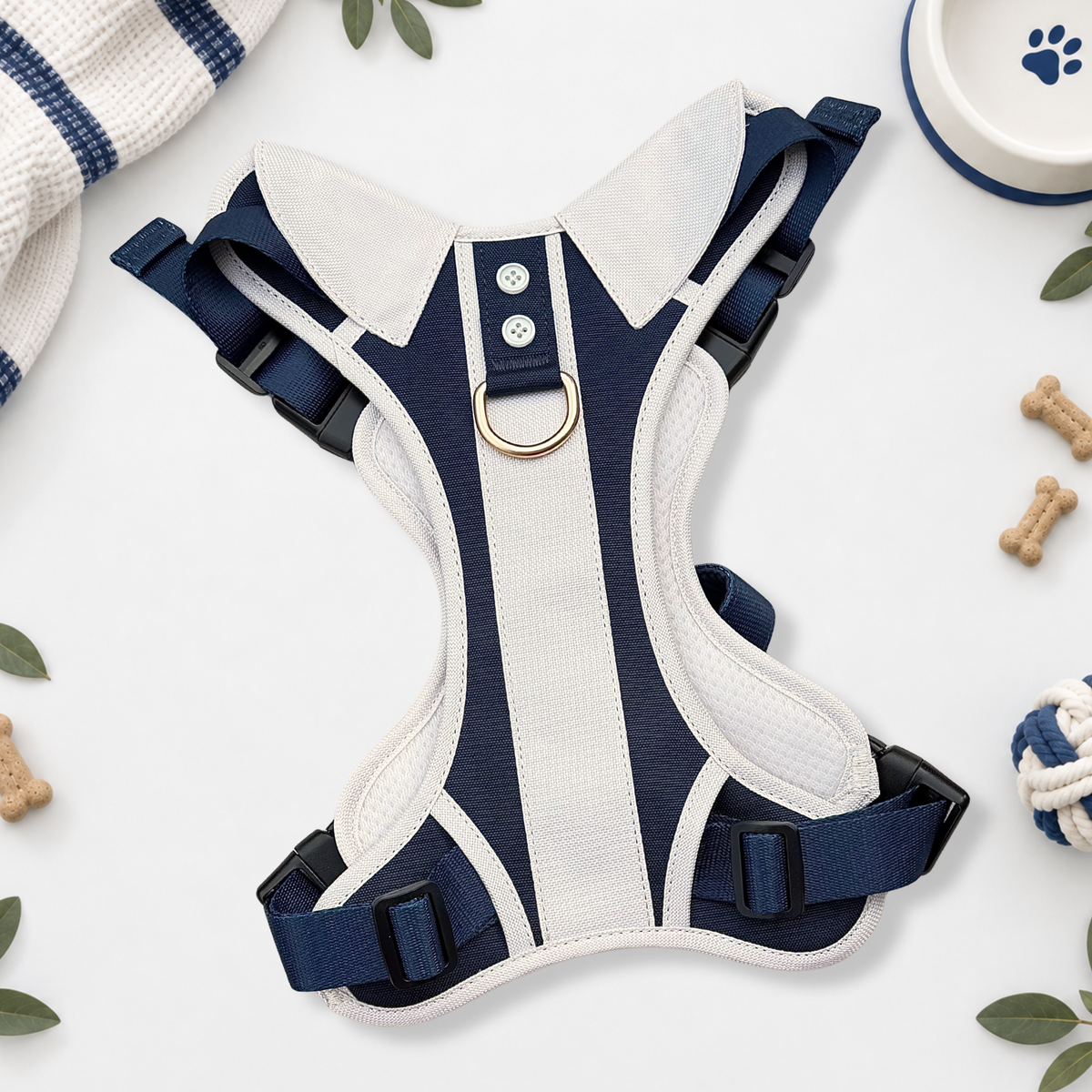 Classic Navy Adjustable Harness
