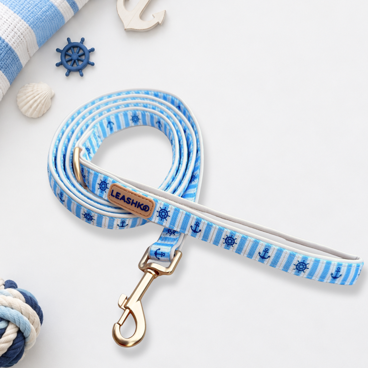 Marine Blue Dog Leash