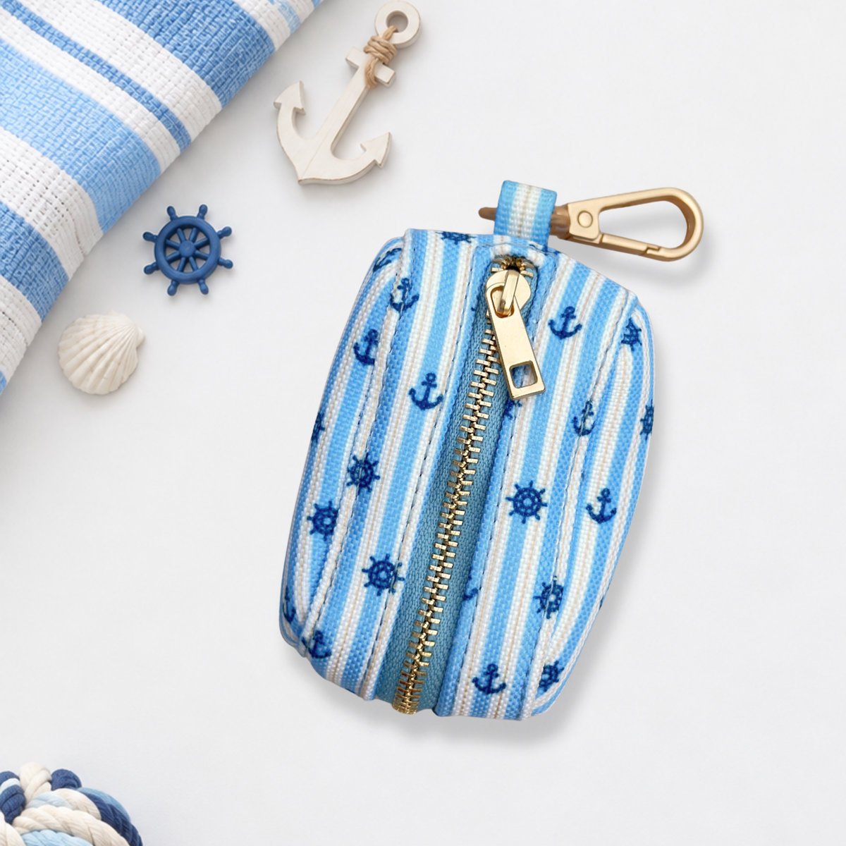 Marine Blue Poop Bag Holder